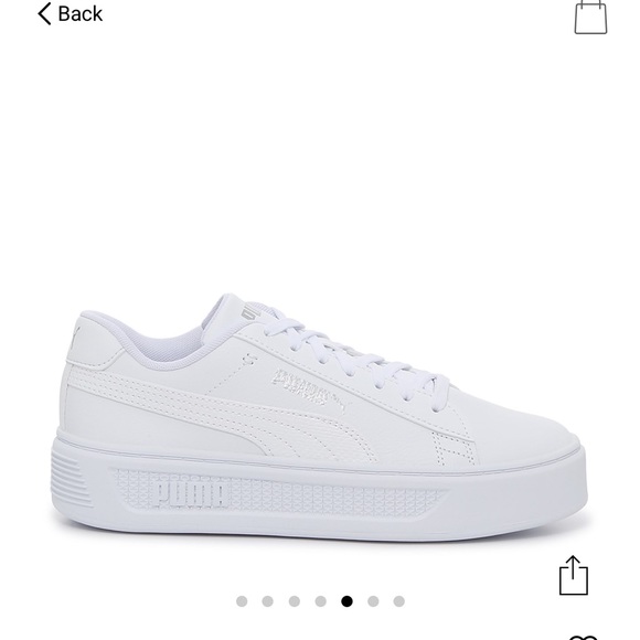 PUMA SMASH V3 PLATFORM SNEAKER - WOMEN'S (7.5) - Picture 4 of 7